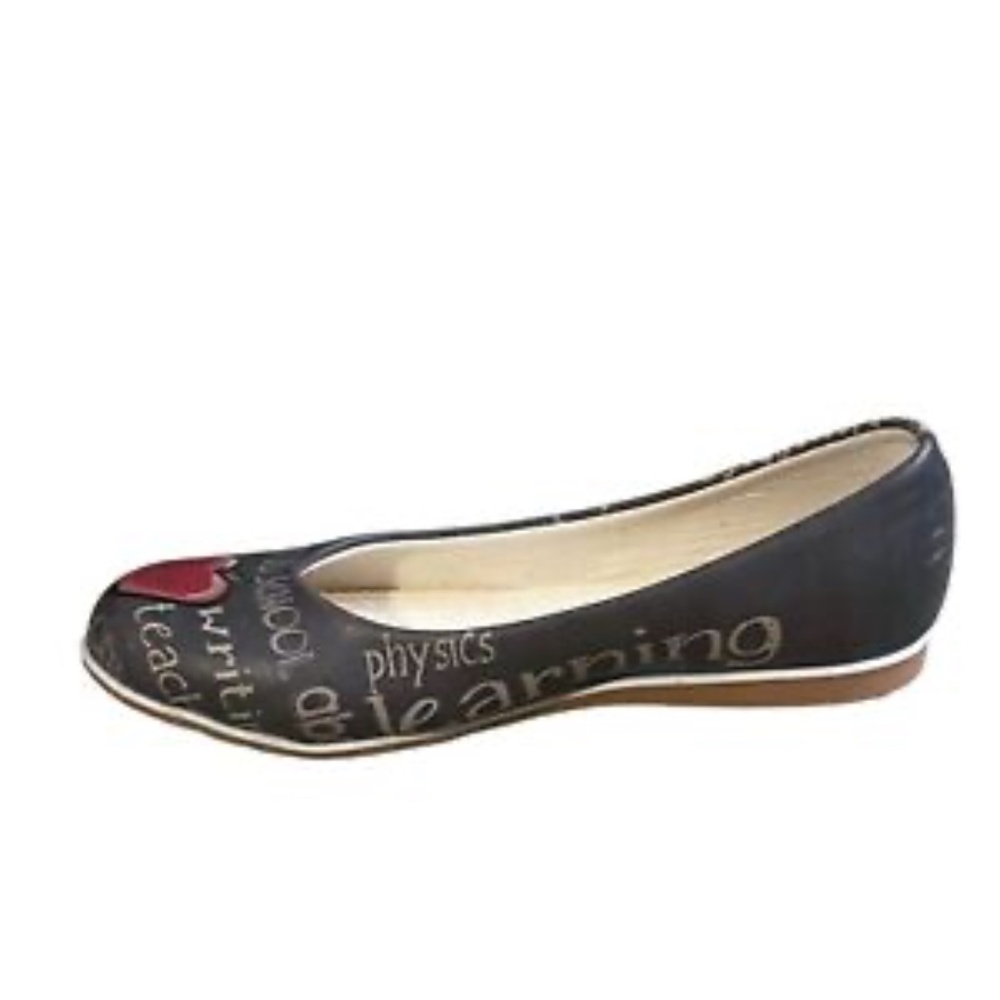 Goby Girls Slip On Shoes Size 2 Brown School Ballerina Loafers - Picture 4 of 9